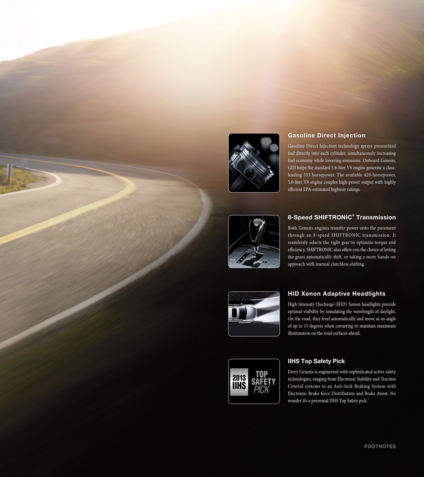 2014 Hyundai Genesis Brochure Page 3